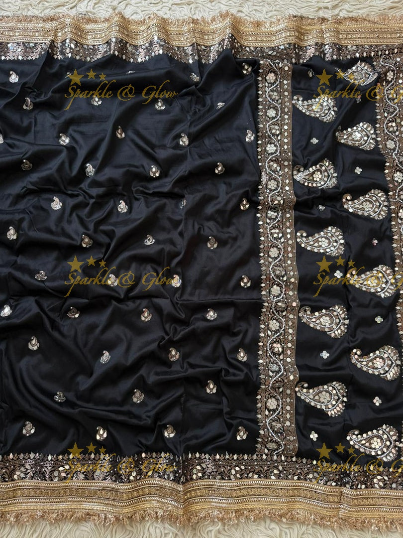 Elegant Banarasi Mirror Tissue Saree for Weddings