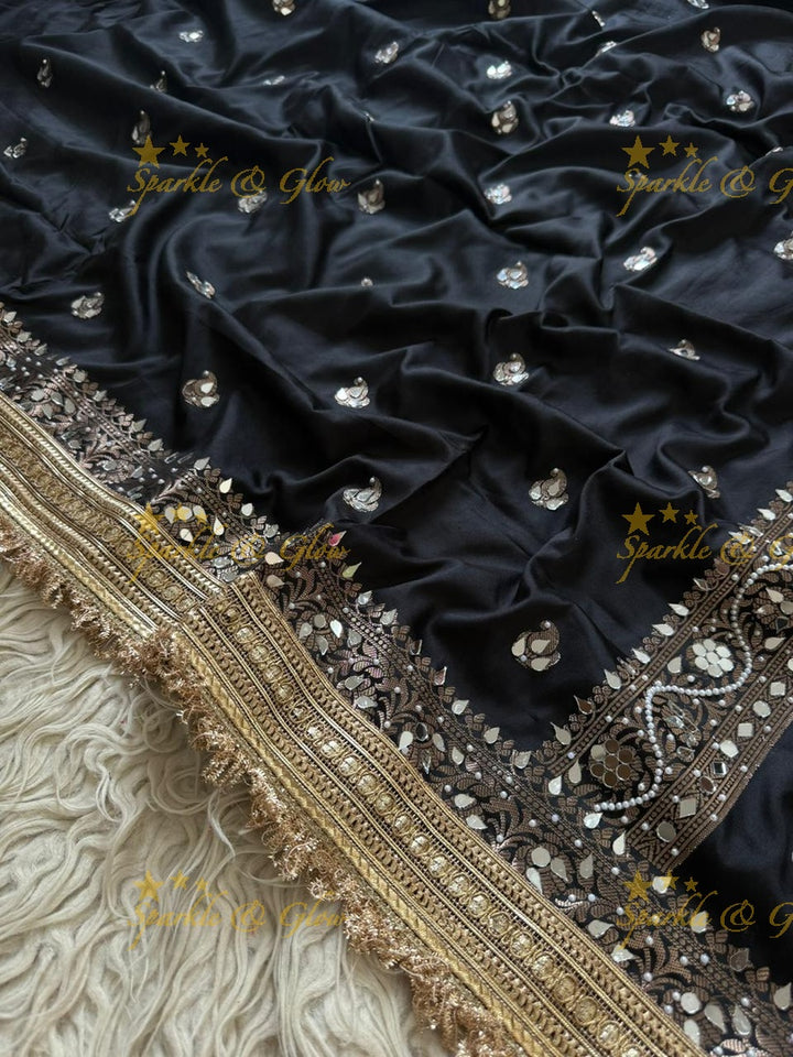 Elegant Banarasi Mirror Tissue Saree for Weddings