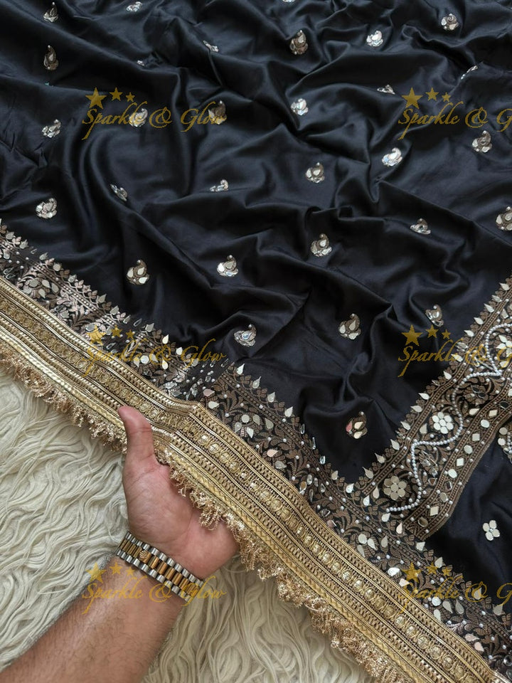 Elegant Banarasi Mirror Tissue Saree for Weddings