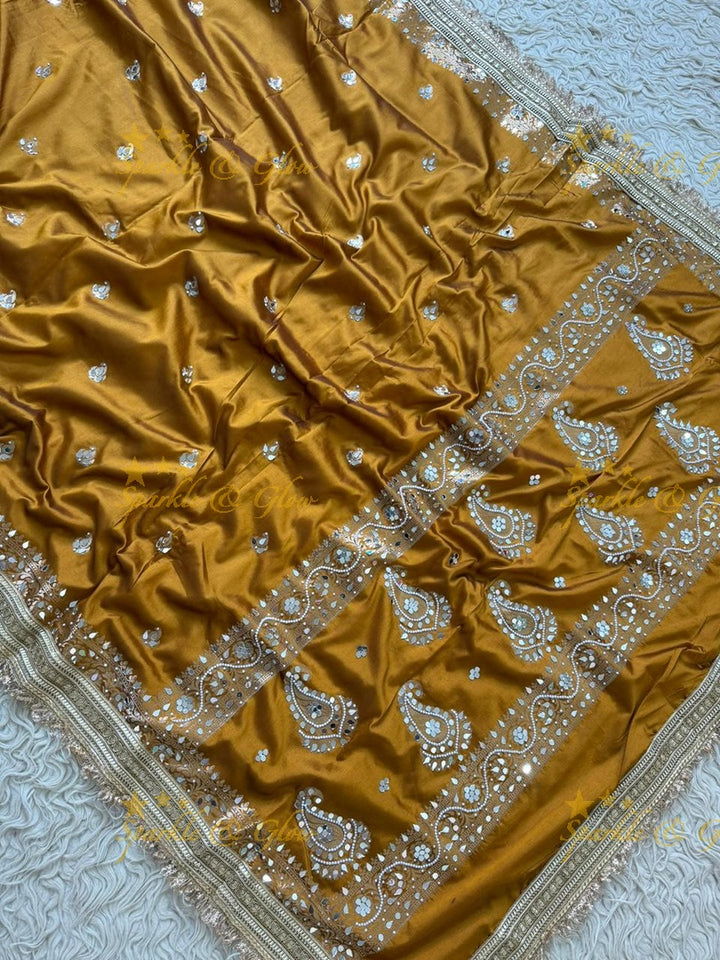 Elegant Banarasi Mirror Tissue Saree for Weddings