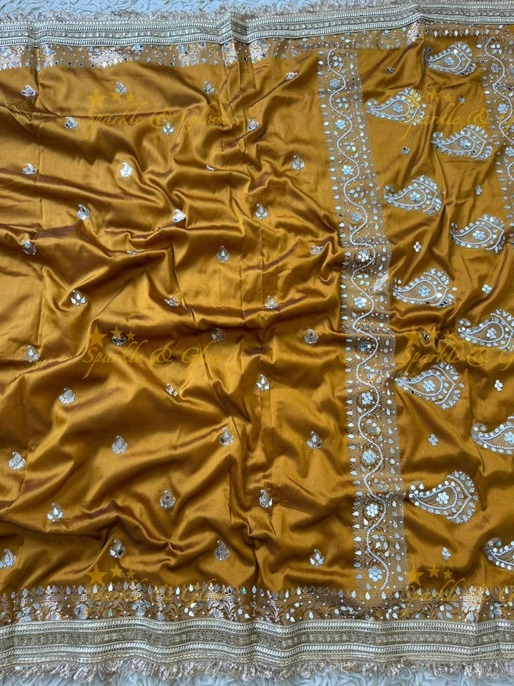 Elegant Banarasi Mirror Tissue Saree for Weddings
