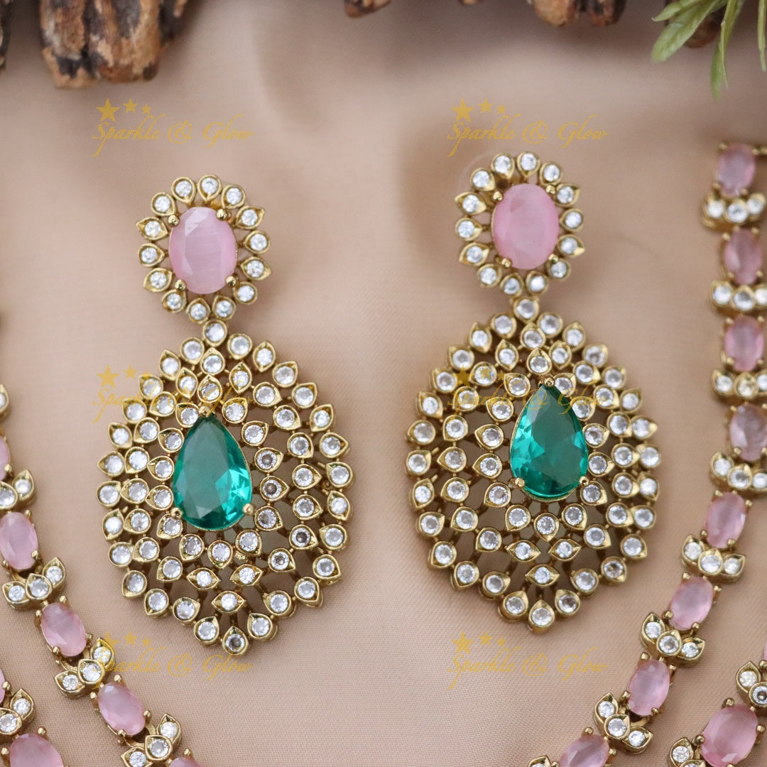 Exquisite Short Necklace Set for Weddings