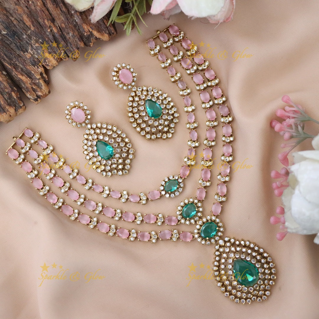 Exquisite Short Necklace Set for Weddings