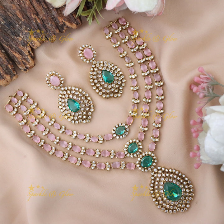 Exquisite Short Necklace Set for Weddings
