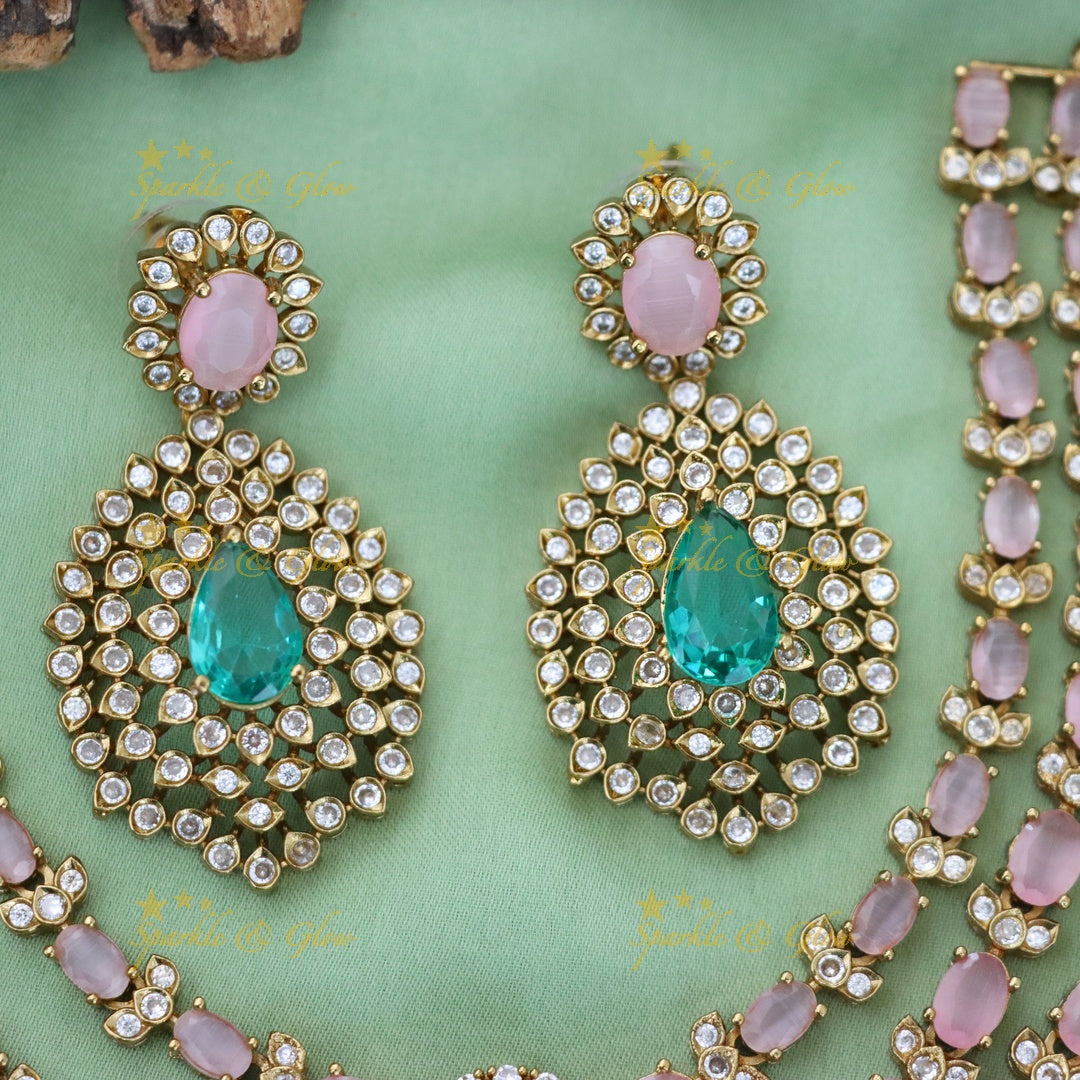 Exquisite Short Necklace Set for Weddings