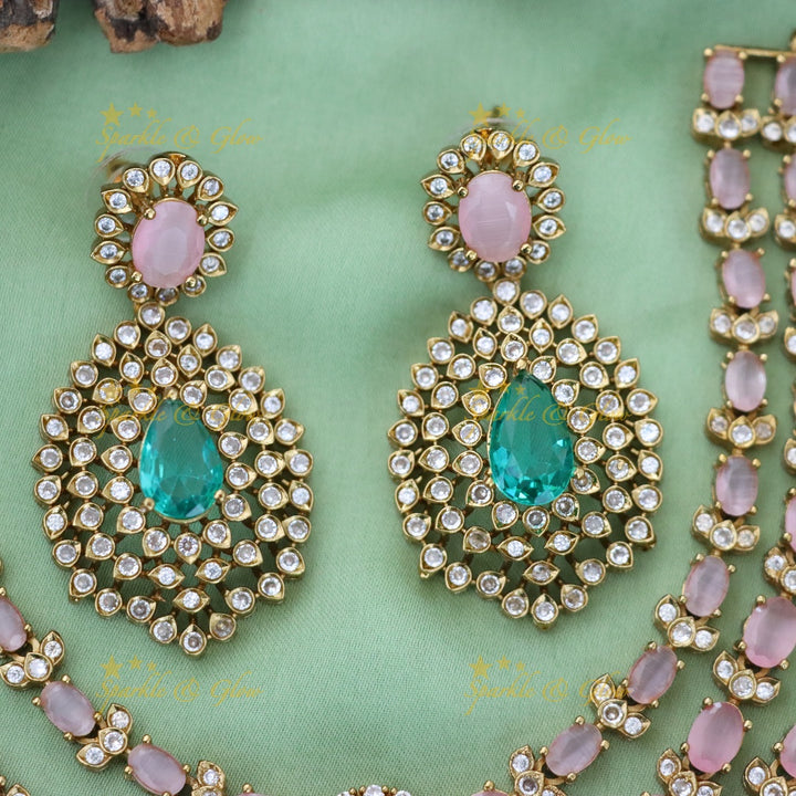 Exquisite Short Necklace Set for Weddings