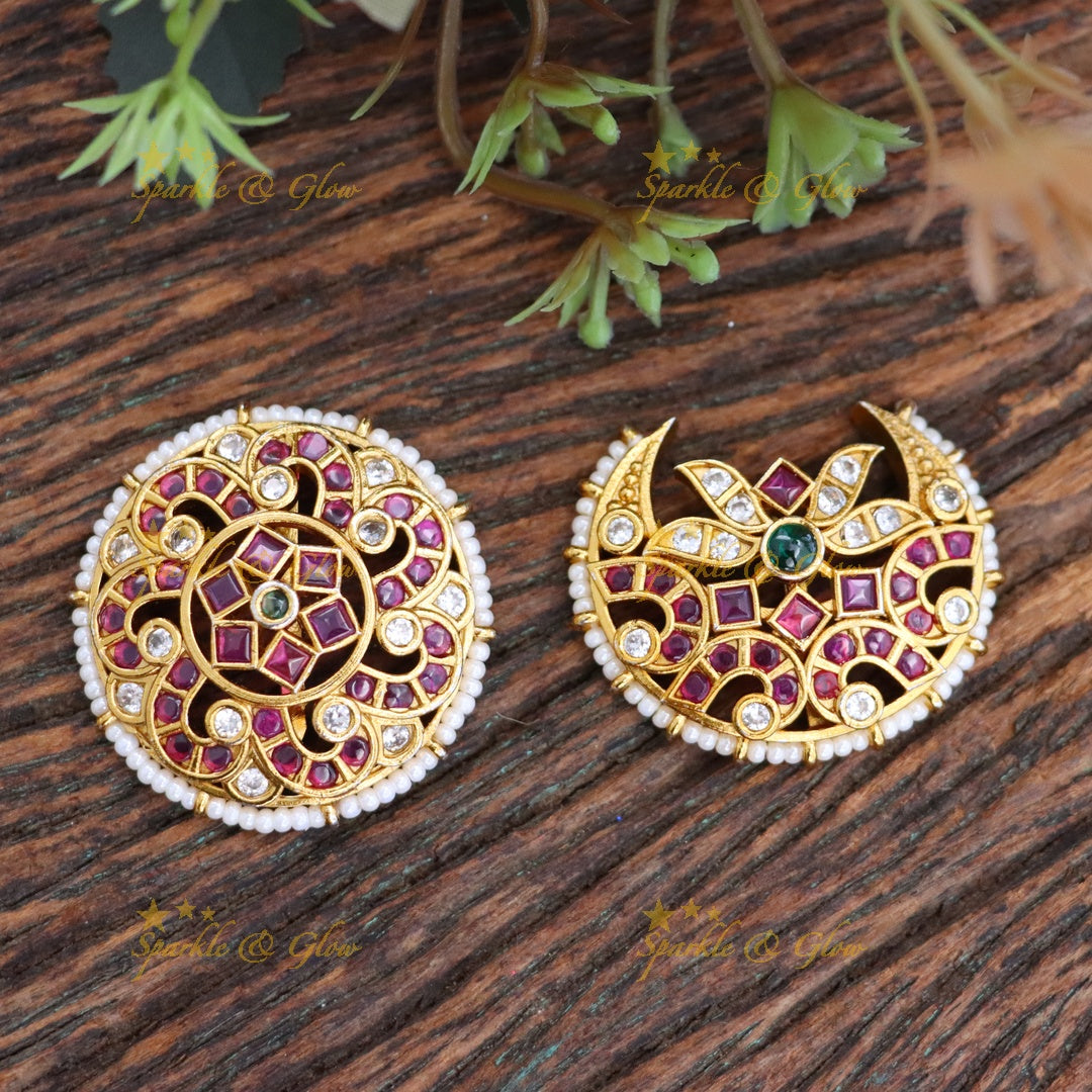 Exquisite Gold Jadabilla Hairpiece – Traditional Elegance
