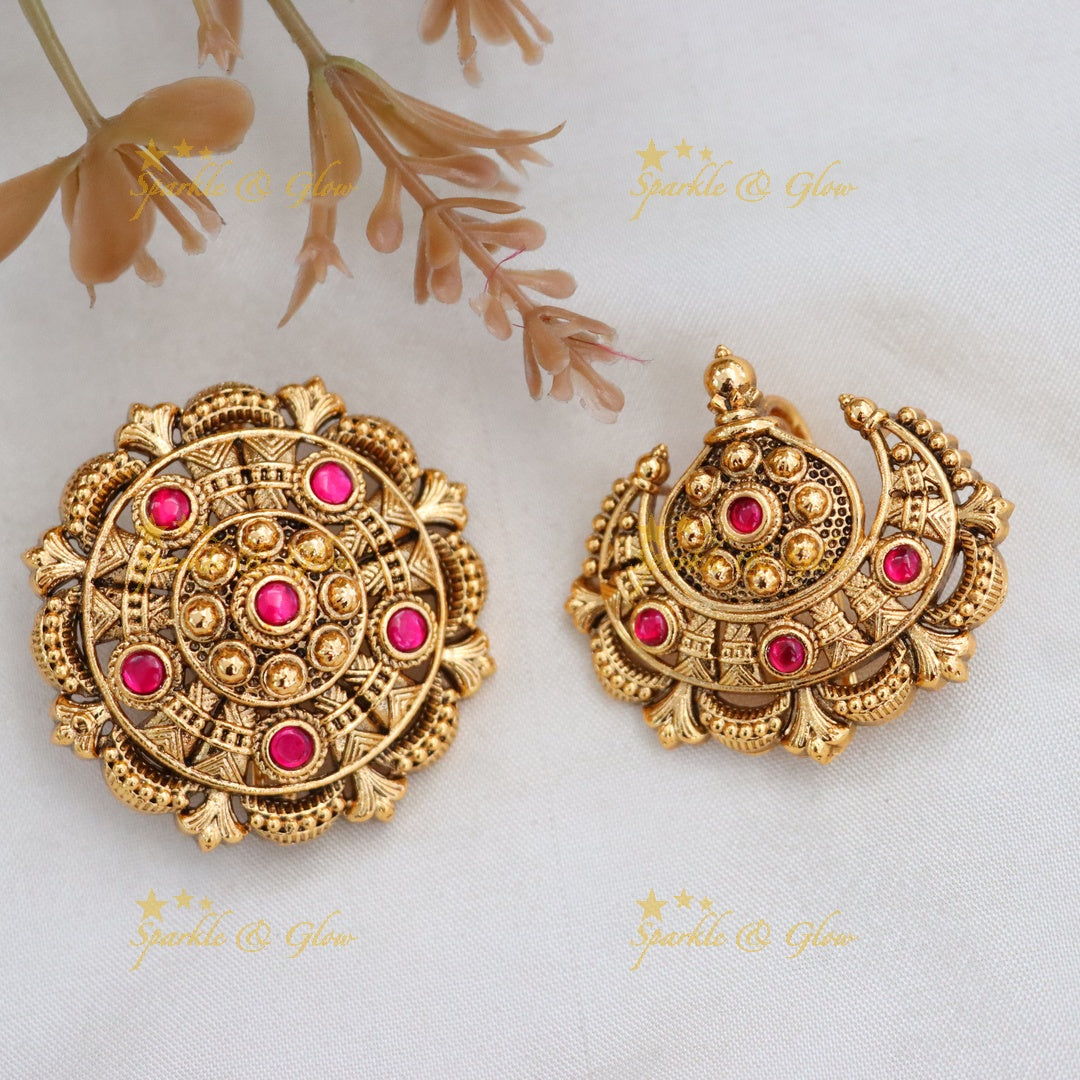 Exquisite Gold Jadabilla Hair Pins for Glamorous Weddings