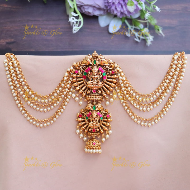 Exquisite Temple Gold Jadabilla for Bridal Elegance