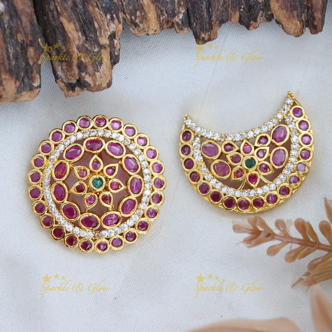 Exquisite Gold Jadabilla Hairpin for Festive Weddings