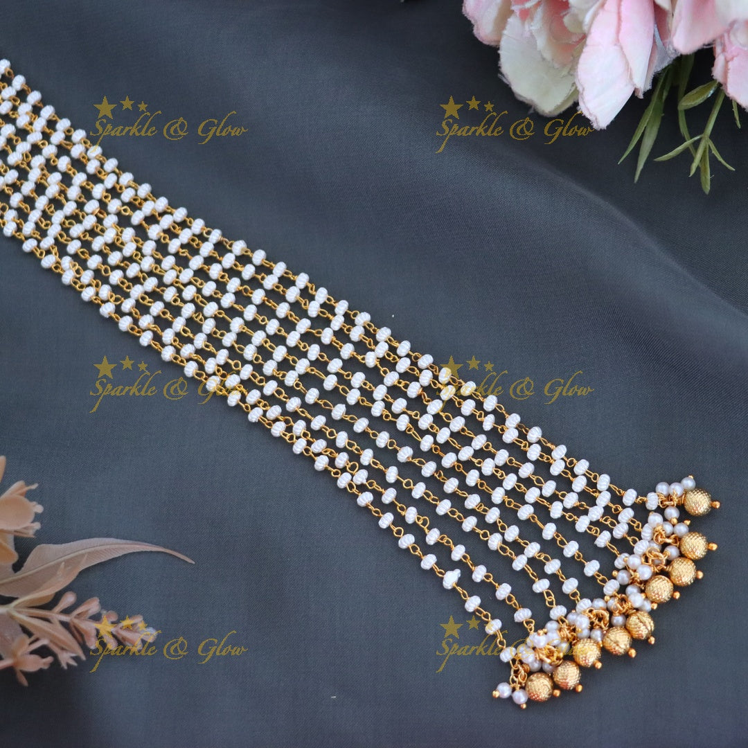 Exquisite Gold Jadabilla Hairpiece for Bridal Elegance