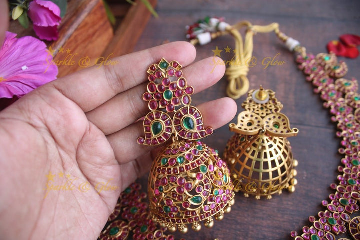 Gold alike Mango Kemp haram - Green - Sparkle and Glow - Kemp - Back Thread