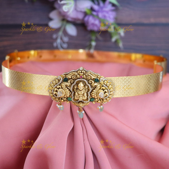 Exquisite Indian Gold Temple Hip Belt - New Arrival