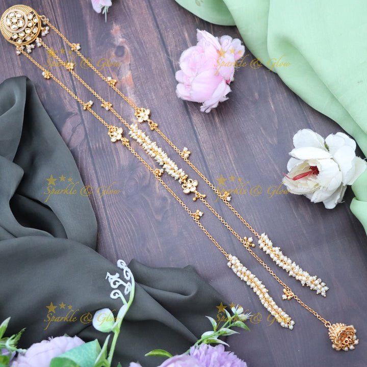 Elegant Gold Jadabilla: Perfect for Weddings & Festivals