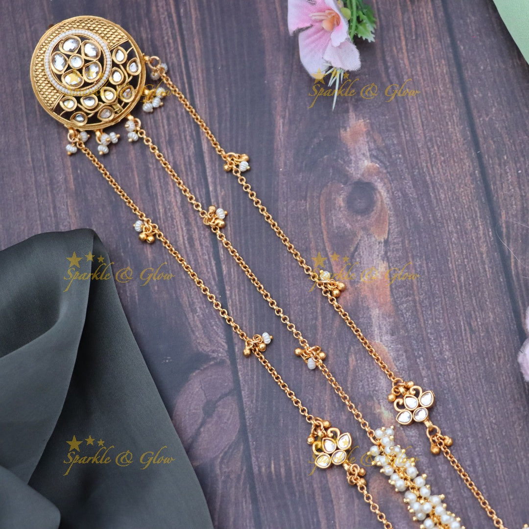Elegant Gold Jadabilla: Perfect for Weddings & Festivals