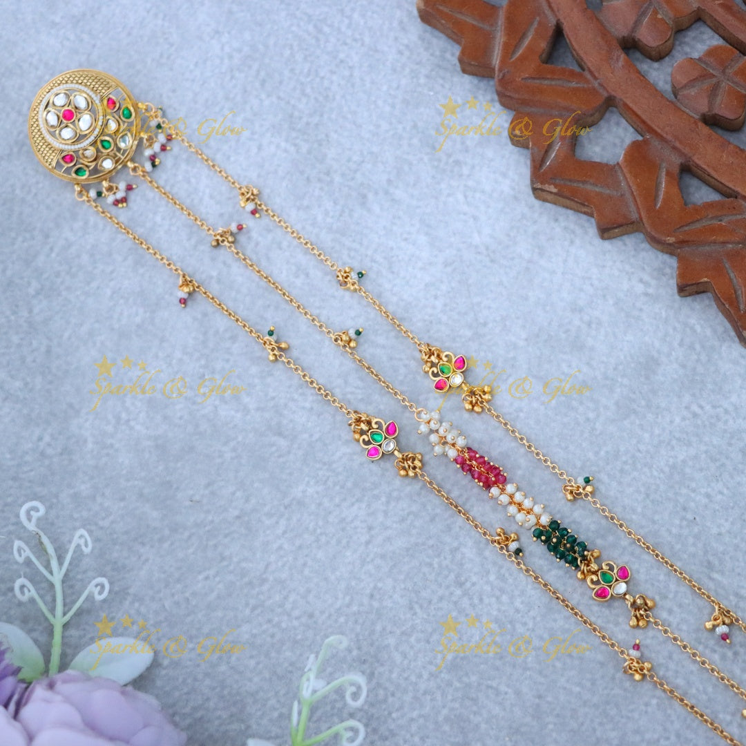 Elegant Gold Jadabilla: Perfect for Weddings & Festivals