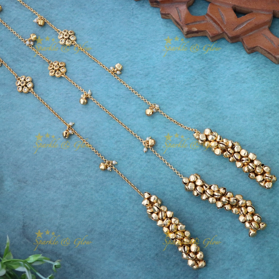 Elegant Gold Jadabilla Hair Accessory for Weddings