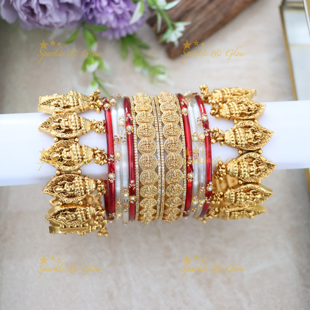 Elegant Grand Lakshmi Bridal Bangles Set Online