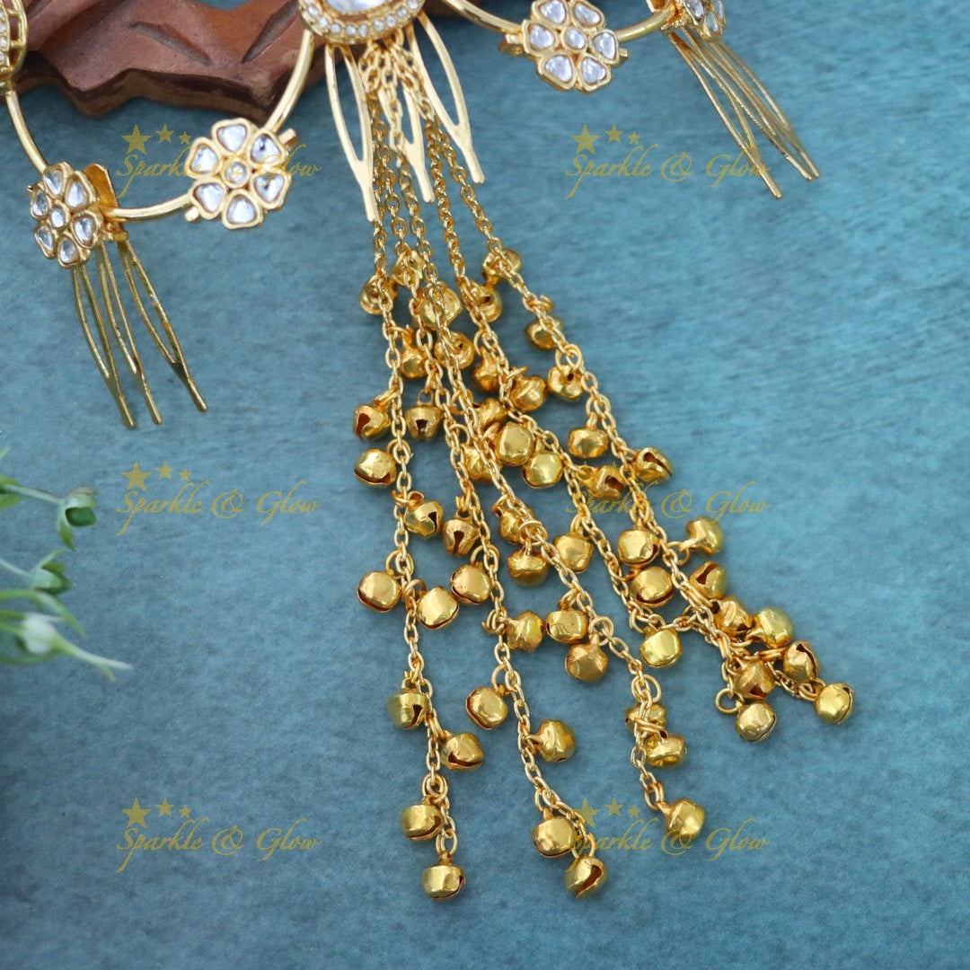 Exquisite Gold Plated Jadabilla Hair Jewellery
