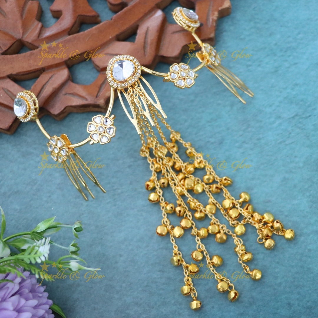 Exquisite Gold Plated Jadabilla Hair Jewellery