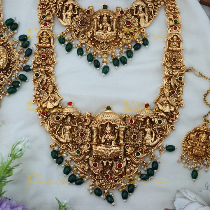 Exquisite Antique Bridal Jewellery Set - Sparkle & Glow