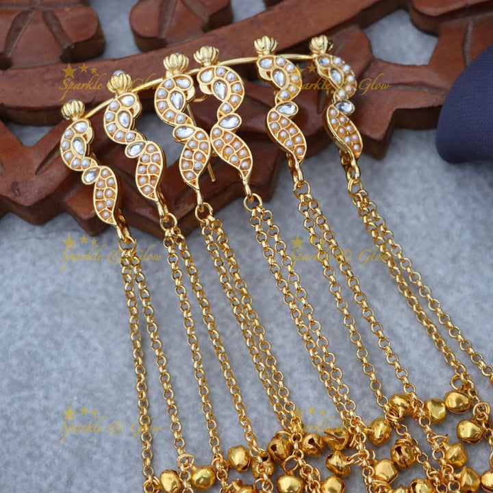 Exquisite Gold Jadabilla Hair Ornament for Special Occasions