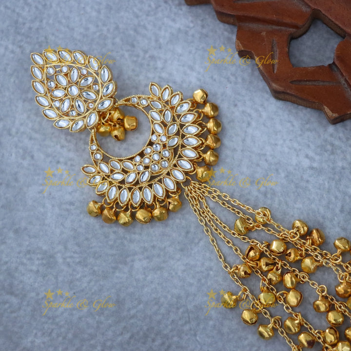 Jadabilla Gold Hair Accessory for Weddings