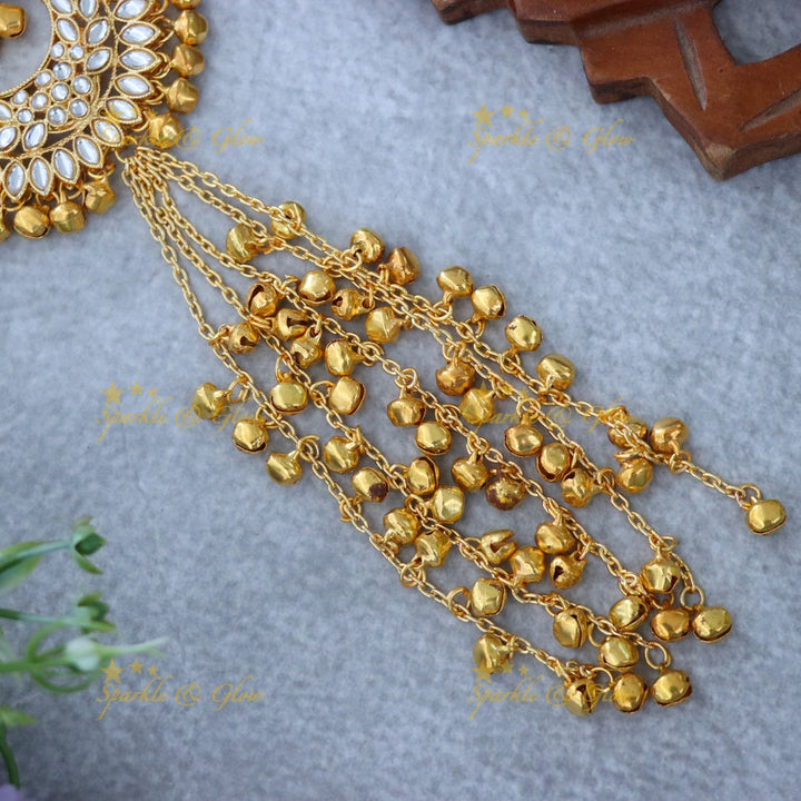 Jadabilla Gold Hair Accessory for Weddings