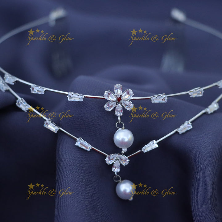 Pearl & Crystal Bridal Hairband for Weddings