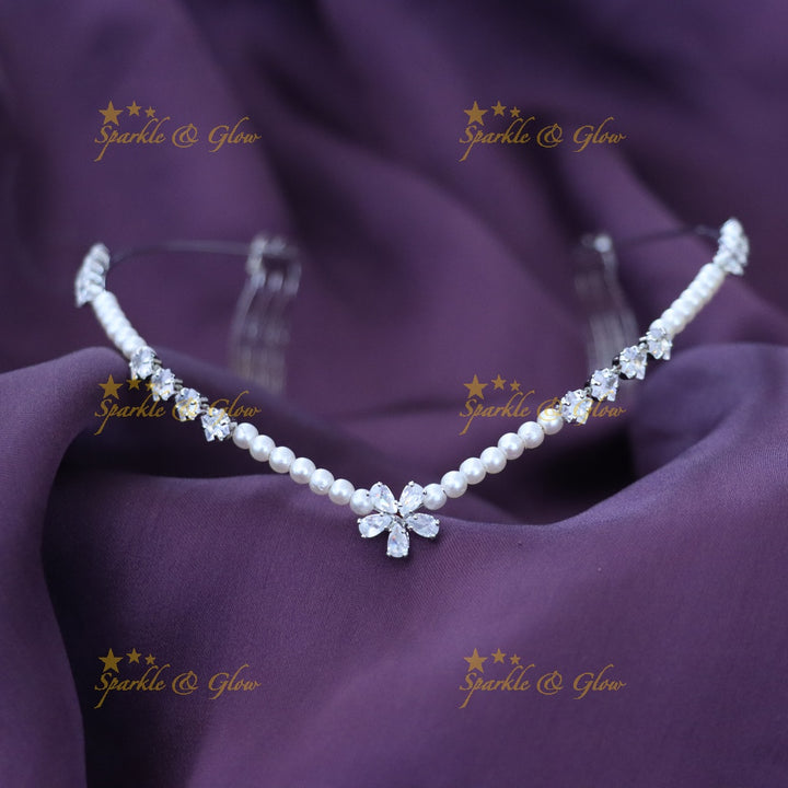 Elegant Pearl & Crystal Wedding Headband Online