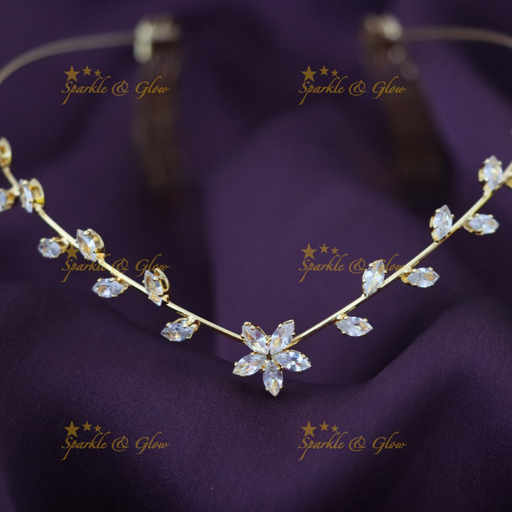 Exquisite Floral Hair Band for Elegant Occasions