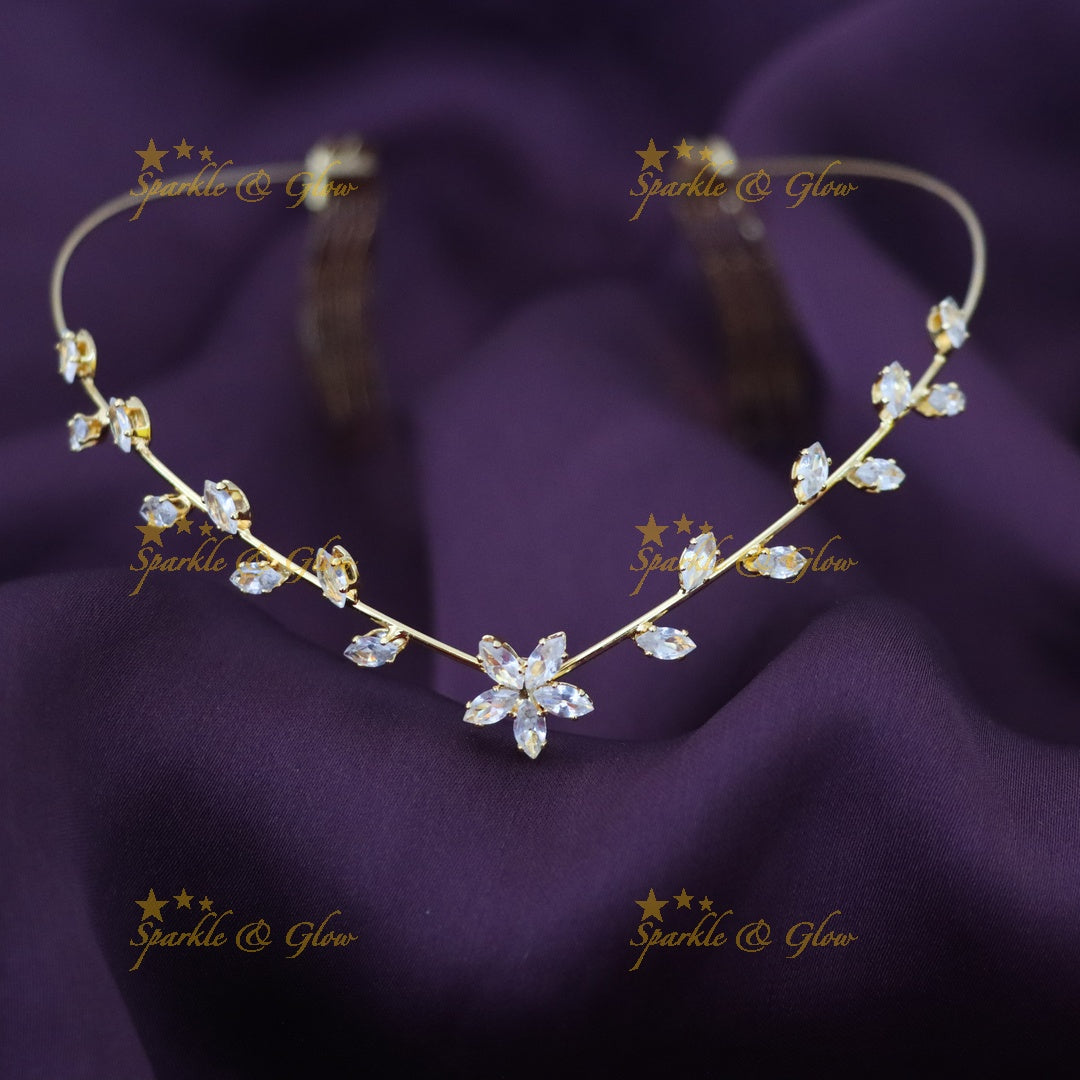 Exquisite Floral Hair Band for Elegant Occasions