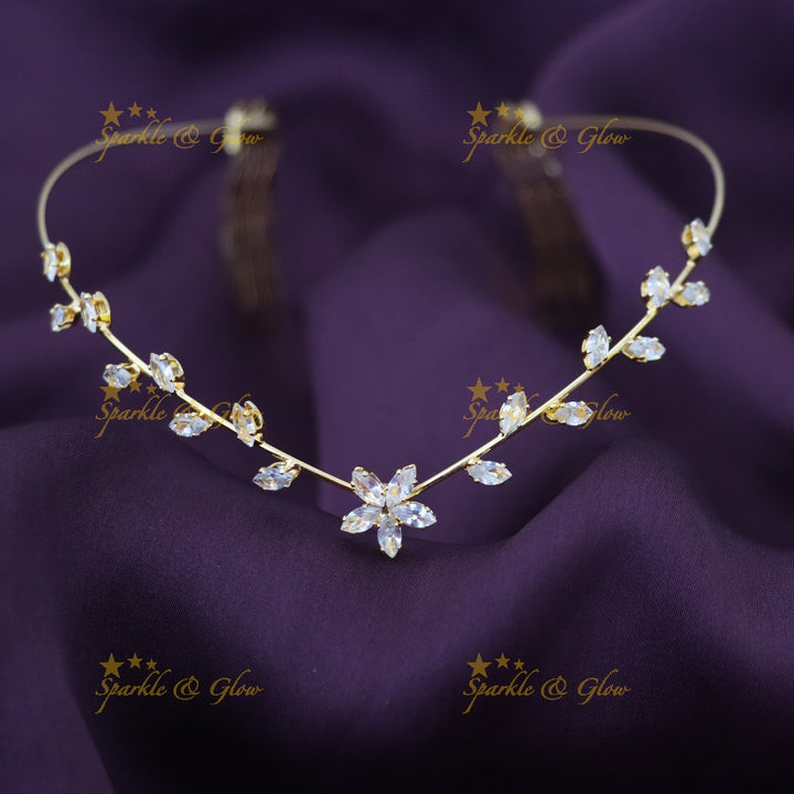 Exquisite Floral Hair Band for Elegant Occasions