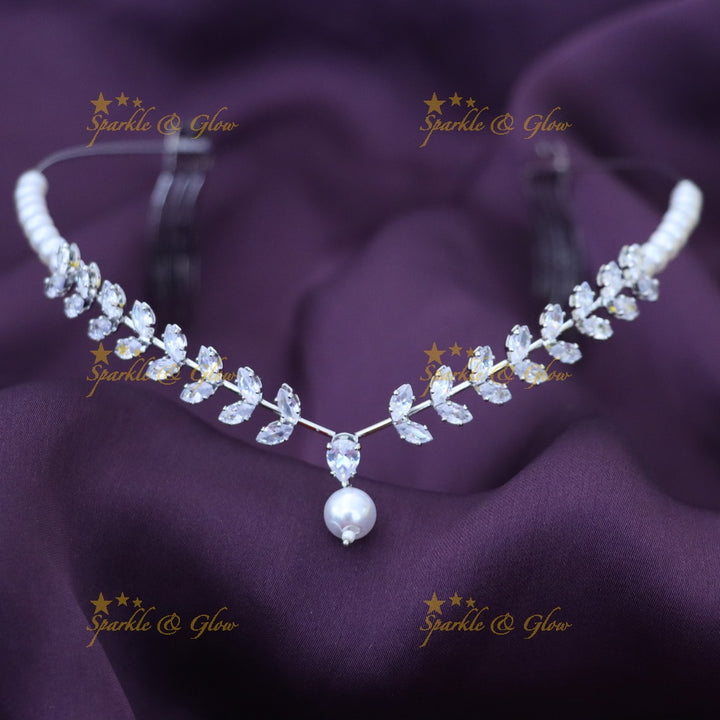 Elegant Crystal Pearl Hair Band for Wedding Style
