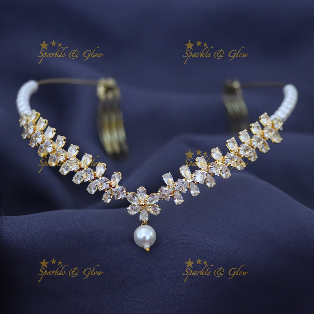 Exquisite Crystal & Pearl Bridal Hairband