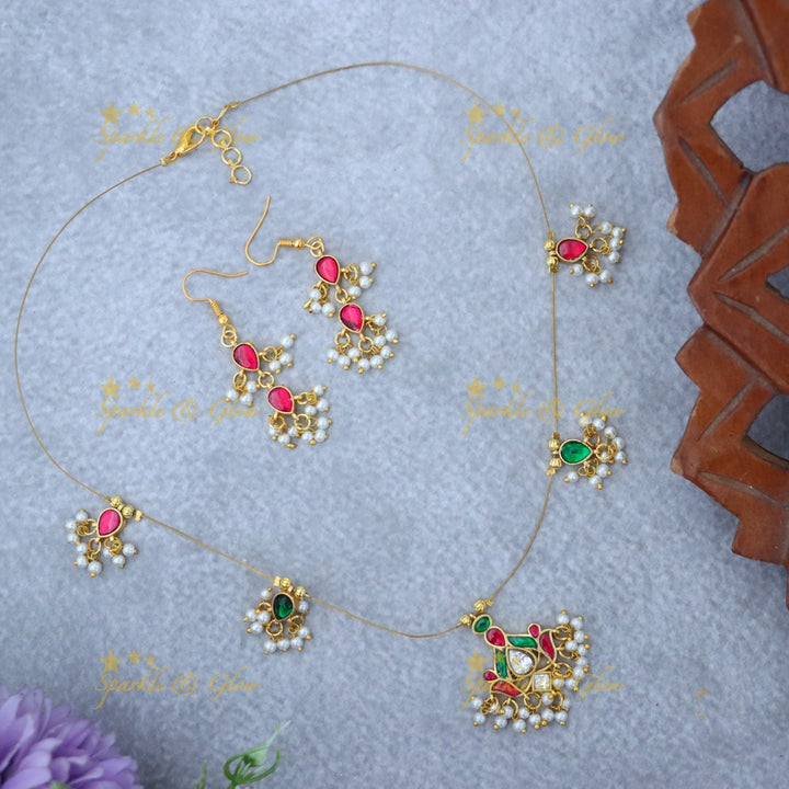 Elegant Gold Invisible Necklace
