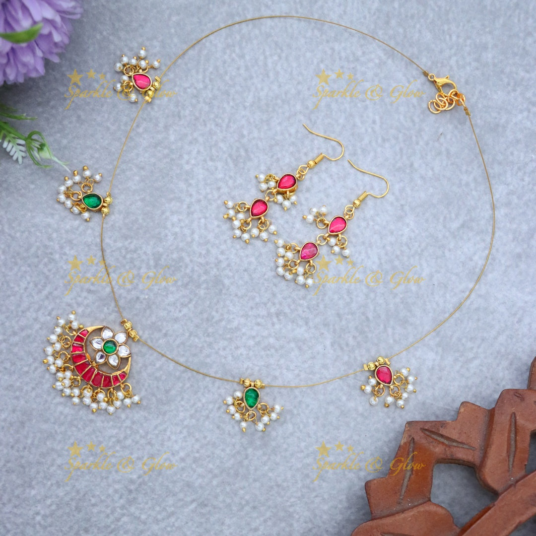 Exquisite Gold Tone Jewelry Set - Perfect for Weddings