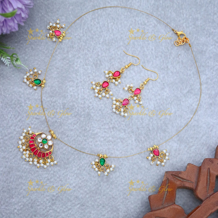 Exquisite Gold Tone Jewelry Set - Perfect for Weddings