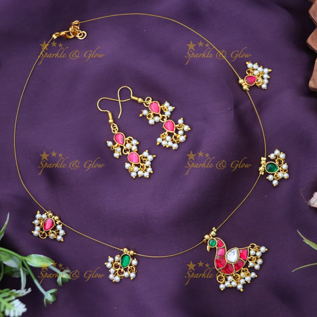 Elegant Invisible Gold Necklace for Special Occasions