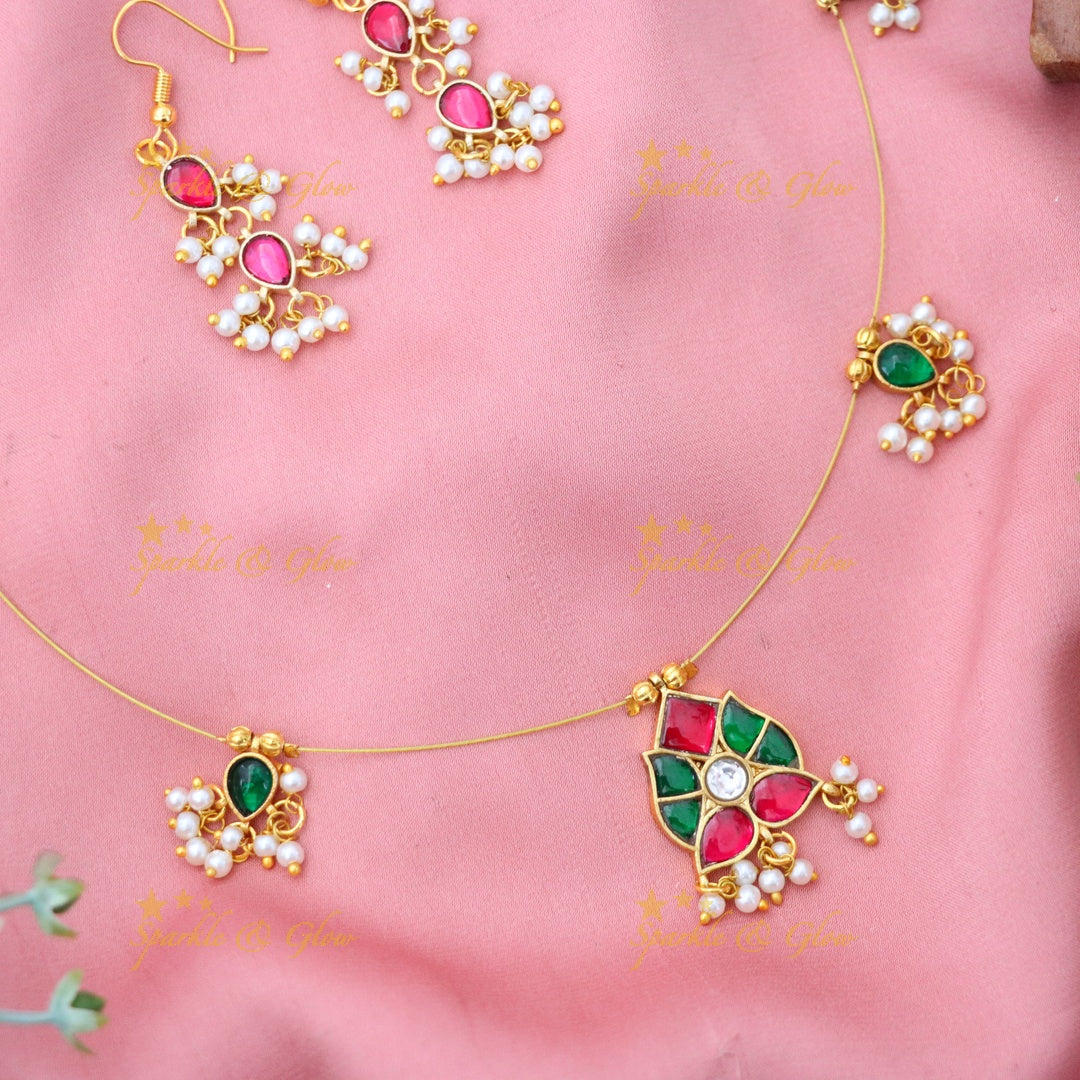 Elegant Invisible Necklace for Weddings & Festivals
