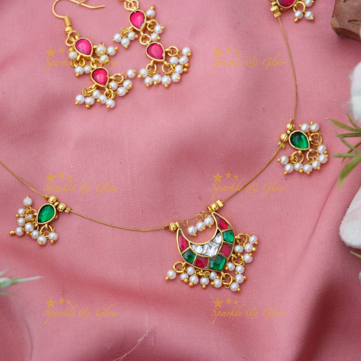 Exquisite Gold Tone Necklace Set for Elegant Weddings