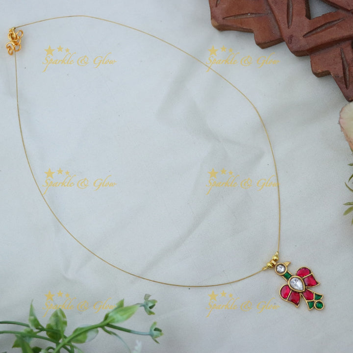 Elegant Gold-Plated Invisible Necklace for Celebrations