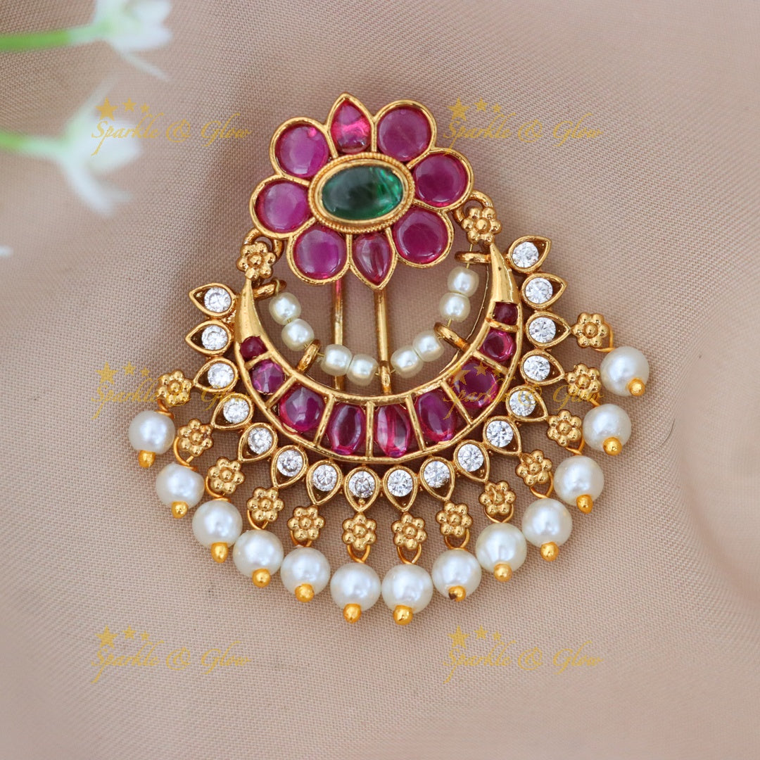 Exquisite Jada Billa Hairpin for Festivals & Weddings