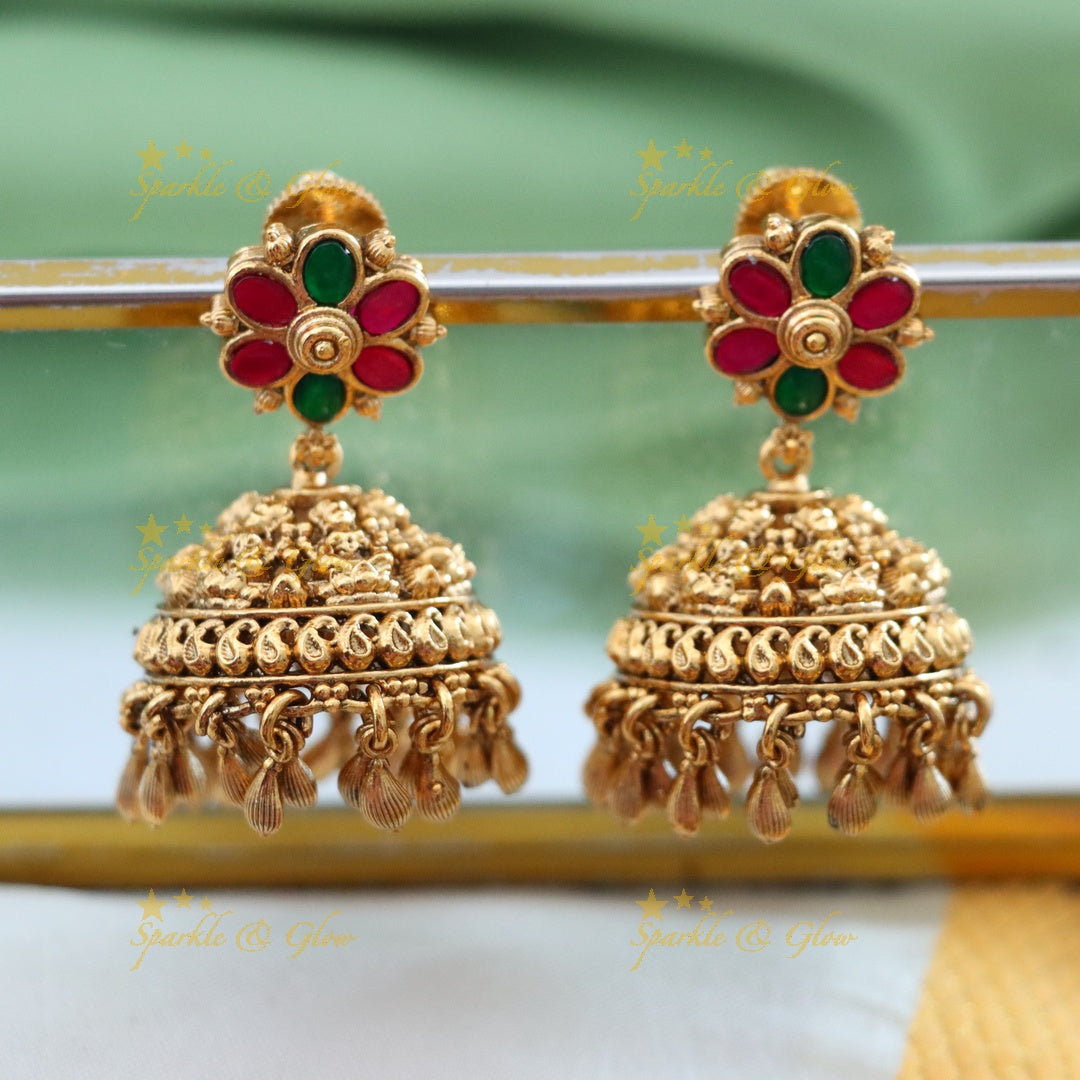 Elegant Temple Necklace for Festive & Wedding Glam