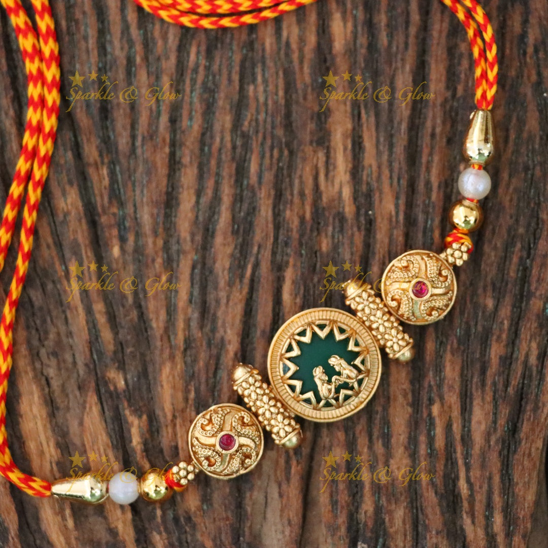 Exquisite Gold Rakhi for Festive Celebrations