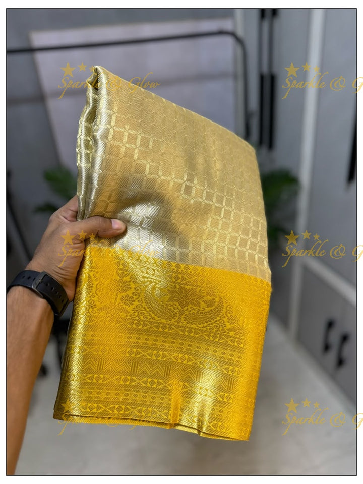 Elegant Tissue Organza Saree for Weddings & Festivals