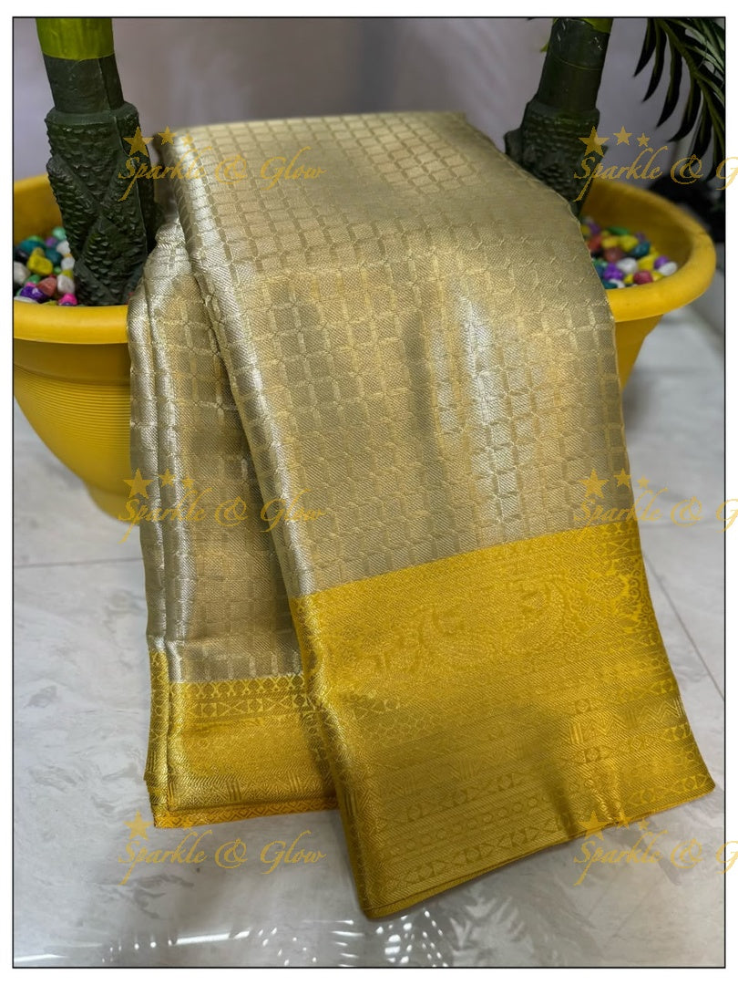 Elegant Tissue Organza Saree for Weddings & Festivals