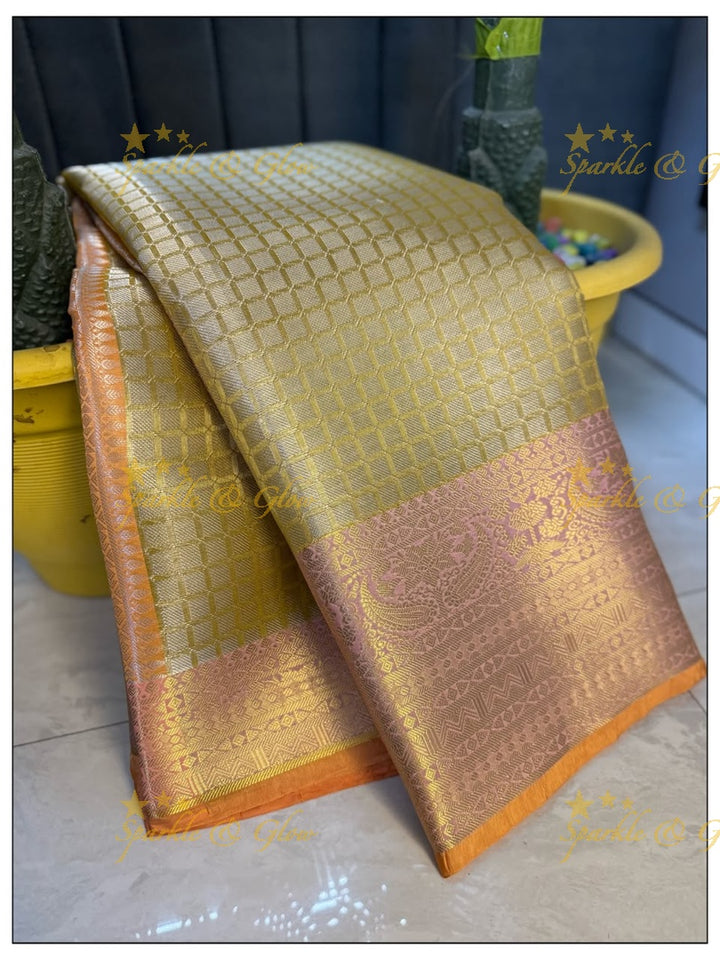 Elegant Tissue Organza Saree for Weddings & Festivals