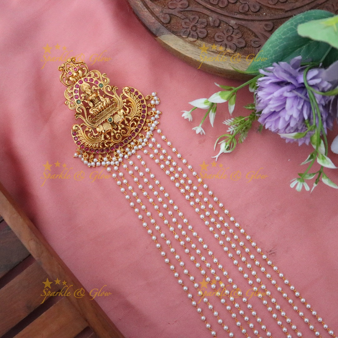 Elegant Gold Jada Billa for Traditional Occasions