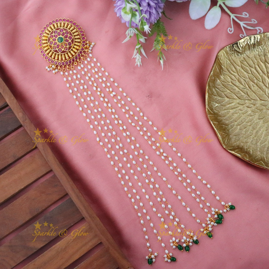 Exquisite Gold Jada Billa for Bridal Elegance